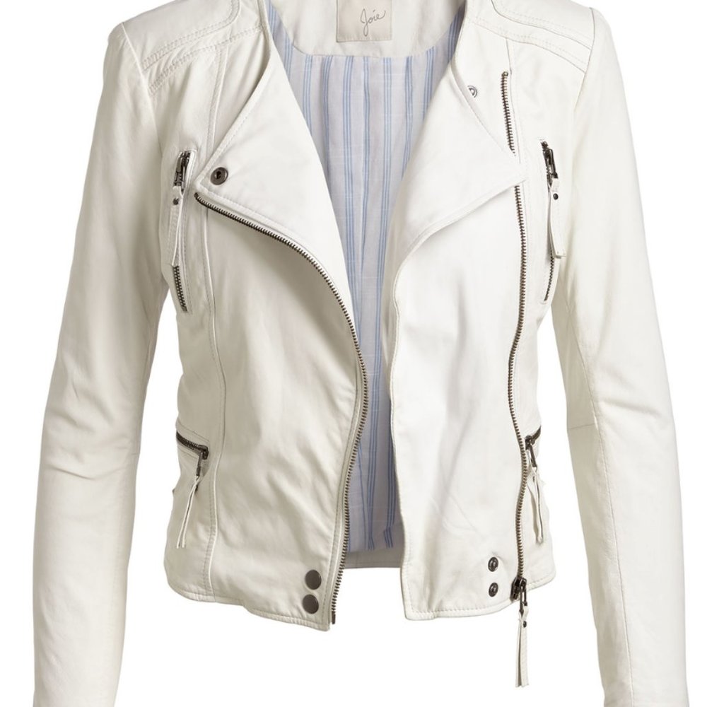 Joie Beline Leather Moto Jacket